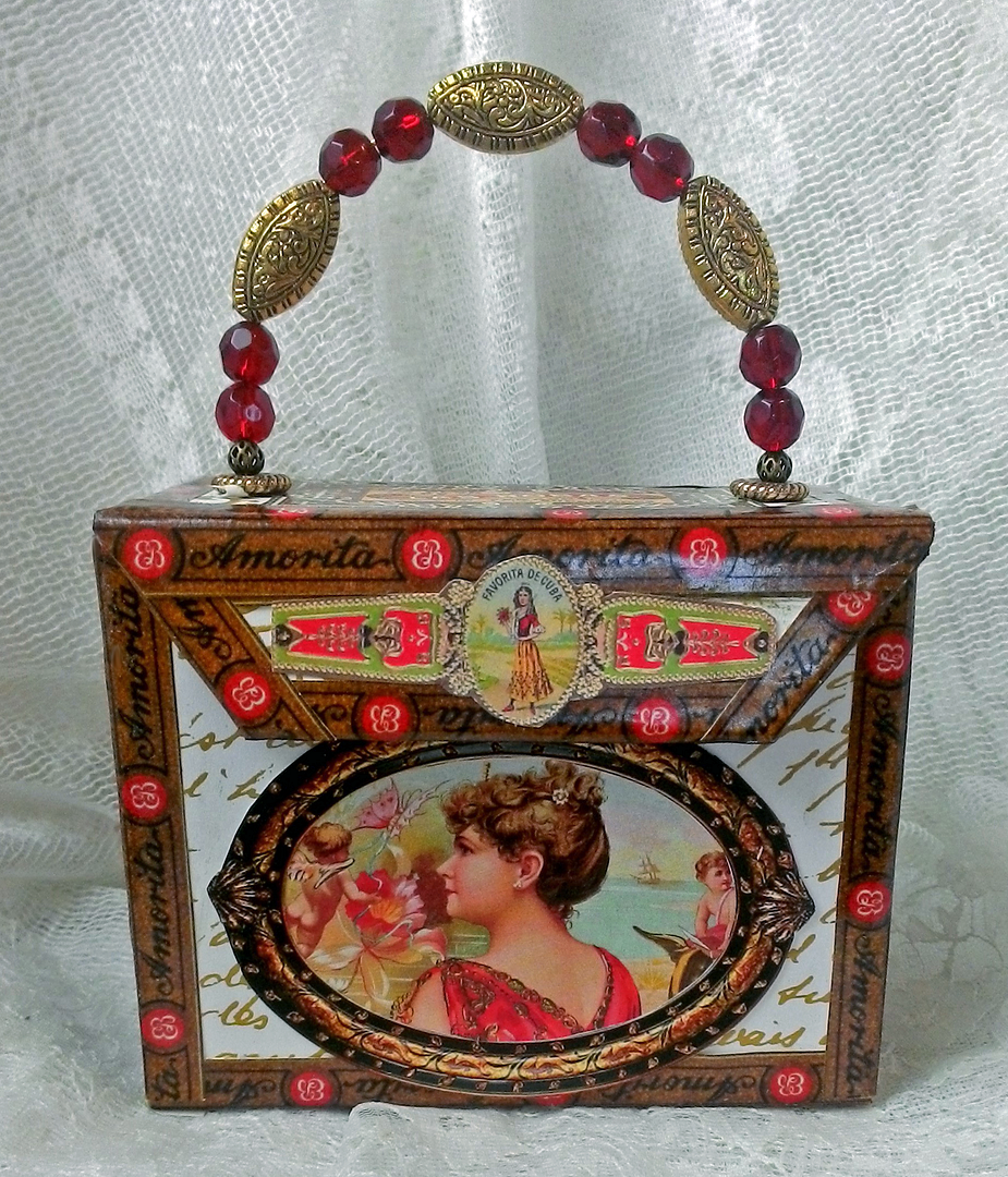 Artfully Musing CIGAR BOX BOOK PURSE TUTORIAL